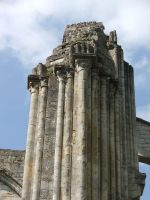 ruines de la partie gothique